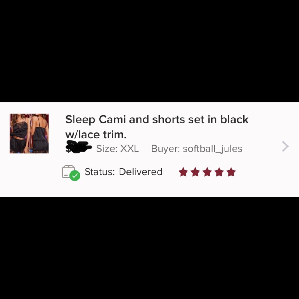 (Last 1) Sleep Cami and shorts set in green - Picture 7 of 7